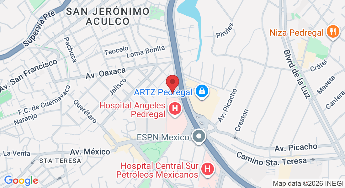 Periferico Sur 3647, Heroes de Padierna, Héroes de Padierna, La Magdalena Contreras, 10700 Ciudad de México, CDMX, México