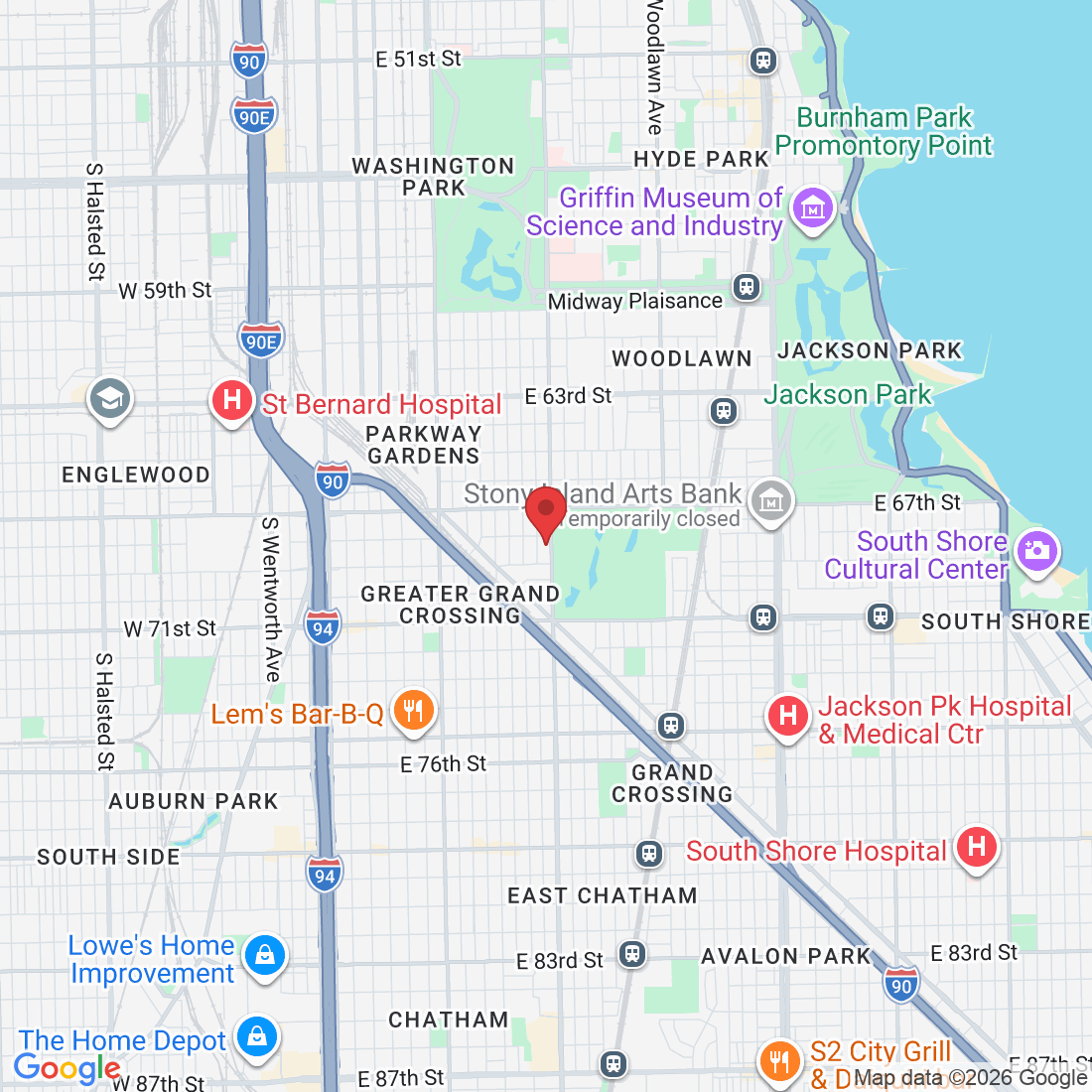 6830 S Cottage Grove Ave, Chicago, IL 60637, USA