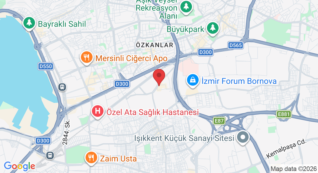 Myvia 414, Kazımdirik, Sanayi Cd. No:31, 35100 Bornova/İzmir, Türkiye