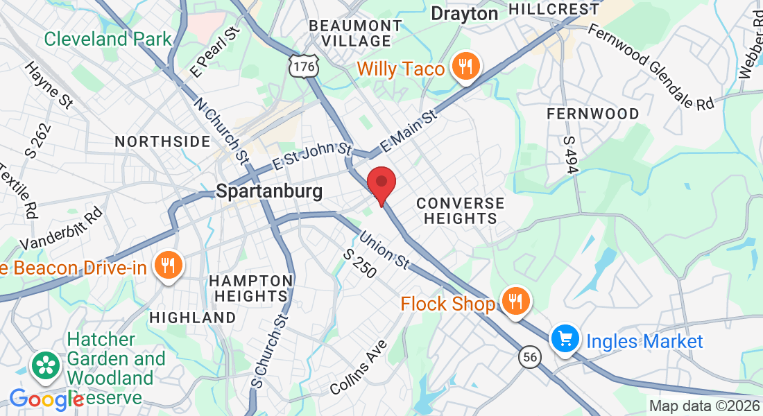 292 S Pine St, Spartanburg, SC 29302, USA