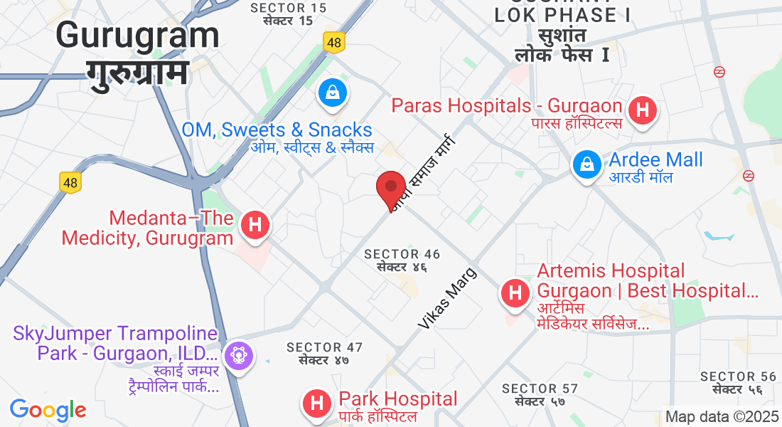 Netaji Subhash Marg, Near Vista Vilas, Block H, Block D, Greenwood City, Sector 46, Gurugram, Haryana 122001, India