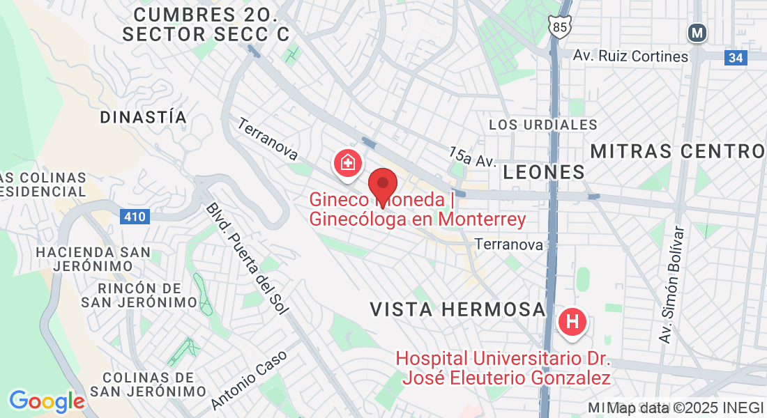 Terranova 802, Vista Hermosa, 64620 Monterrey, N.L., Mexico