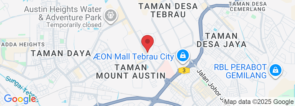 95, Jalan Mutiara Emas 2A, Taman Mount Austin, 81100 Johor Bahru, Johor Darul Ta'zim, Malaysia