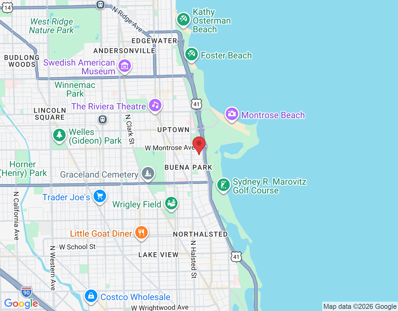 4250 N Marine Dr, Chicago, IL 60613, USA