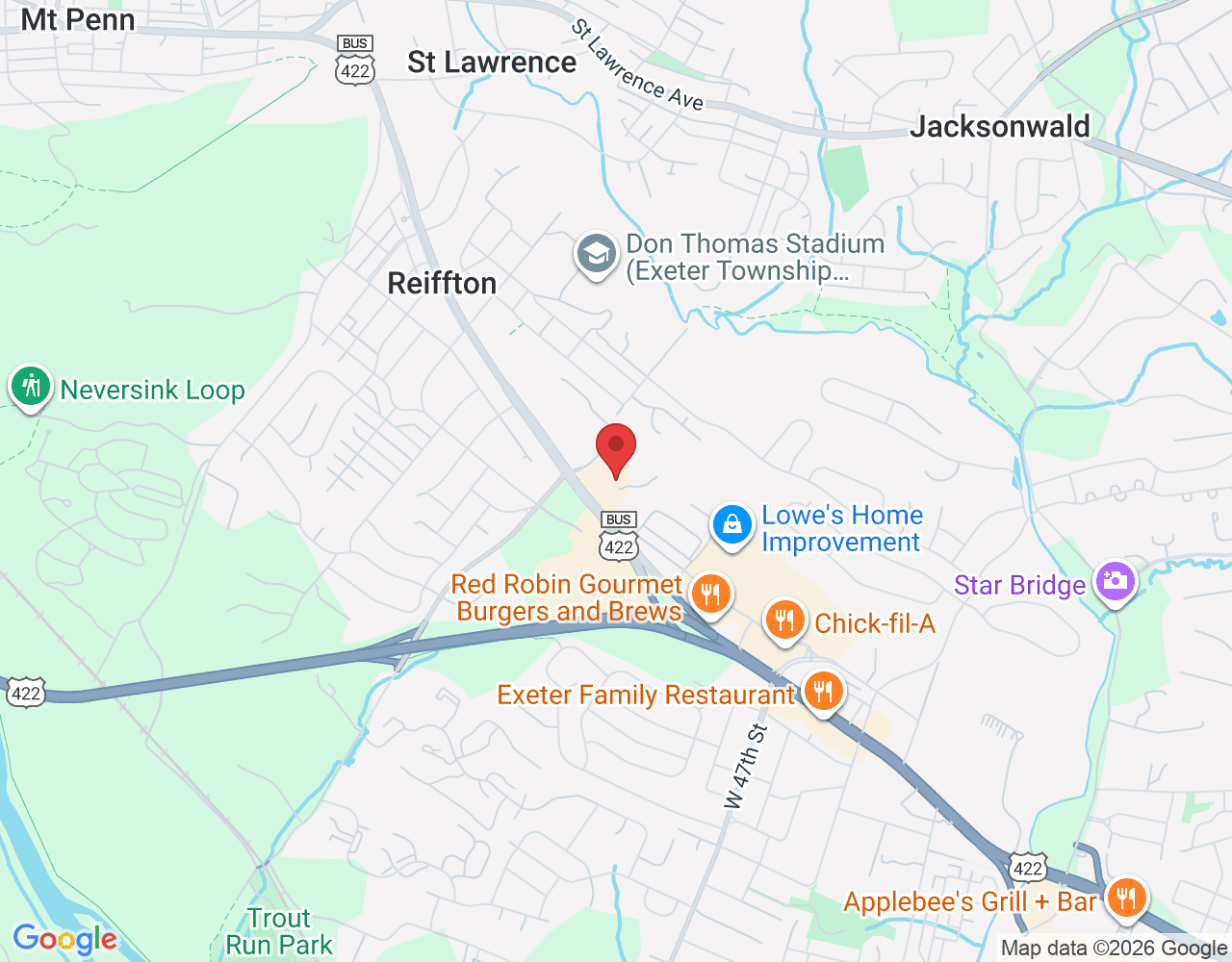 4203 Perkiomen Ave, Reading, PA 19606, USA