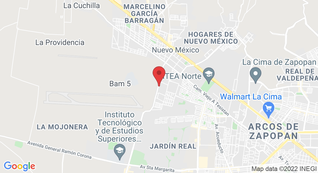 Av. Base Aerea 1034, Nuevo México, 45138 Zapopan, Jal., Mexico