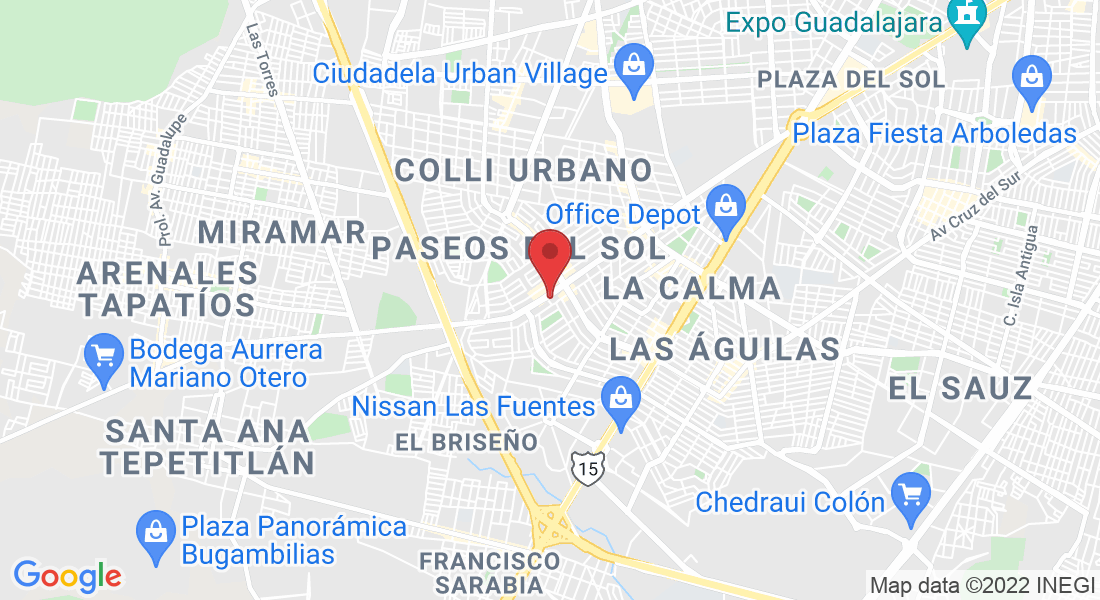 Av Mariano Otero 5545, Arboledas, 45070 Zapopan, Jal., Mexico