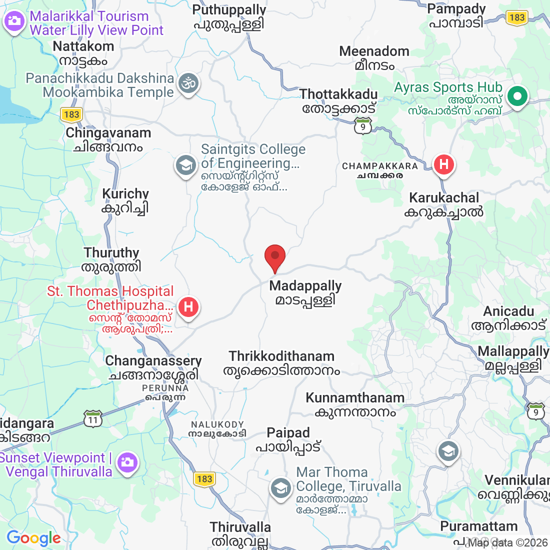 FHHJ+5QV, Perumpanachy, Changanacherry, Kerala 686536, India