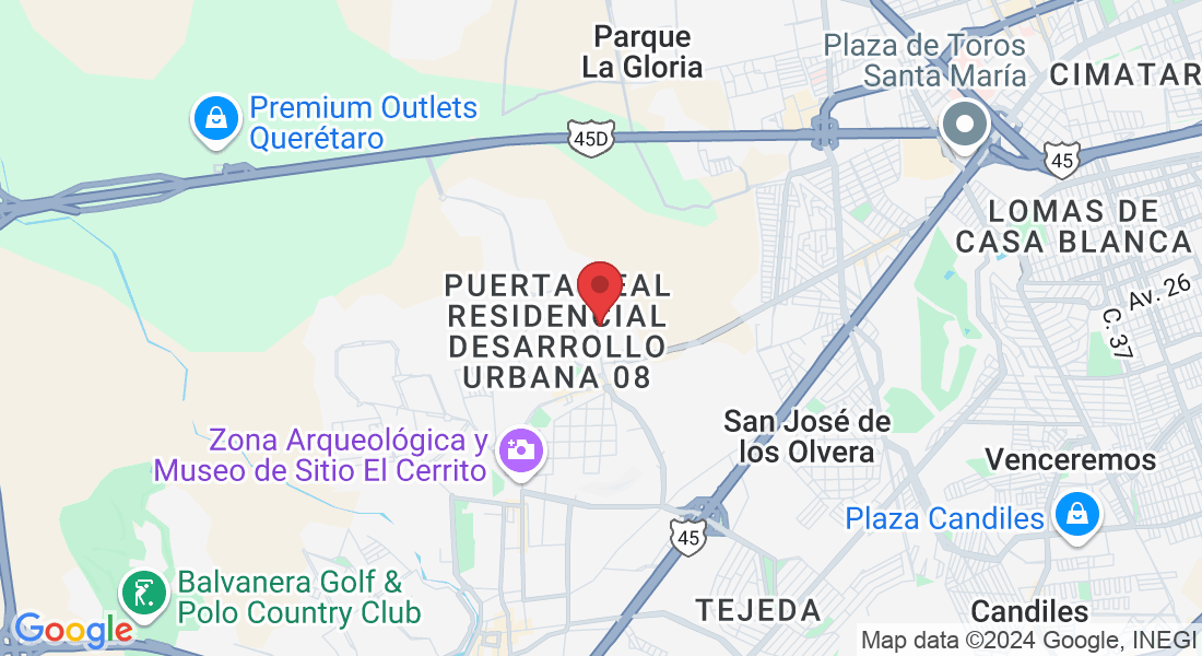 Cam. a Vanegas 280, Puerta Real Residencial Desarrollo Urbana 08, 76910 El Pueblito, Qro., México