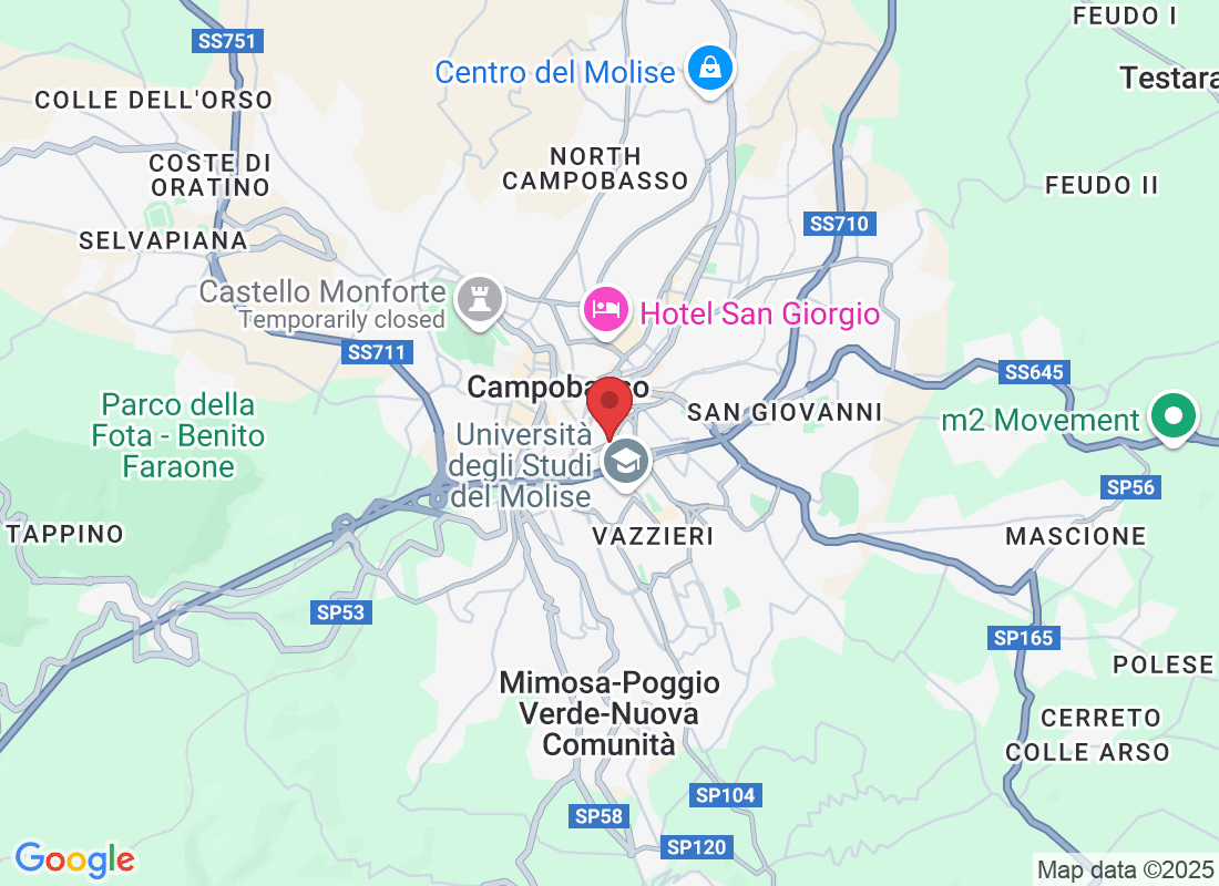 Via Giambattista Vico, 86100 Campobasso CB, Italia