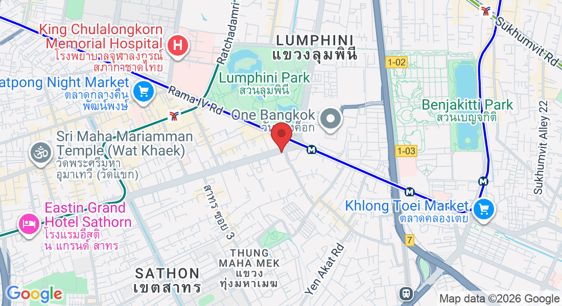 Located inside JusmagThai, Soi Atthakan Prasit, Khwaeng Thung Maha Mek, Khet Sathon, Krung Thep Maha Nakhon 10120, Thailand