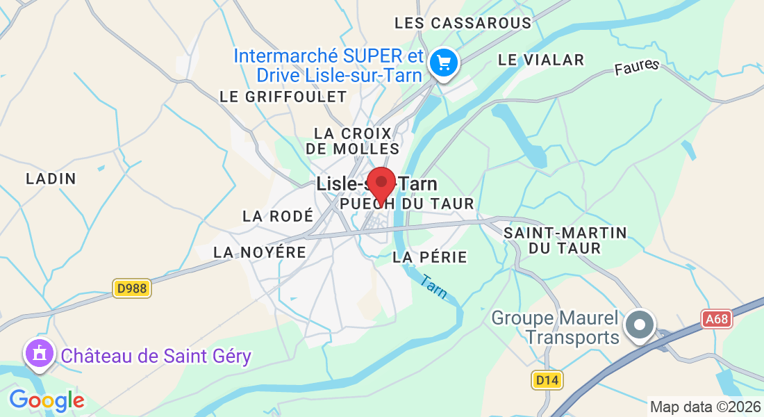 23 Pl. Paul Saissac, 81310 Lisle-sur-Tarn, France