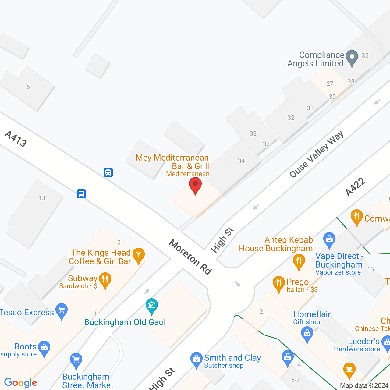 36 High St, Buckingham MK18 1NU, UK