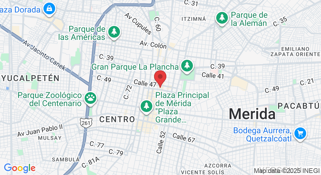 Remate de Paseo de Montejo, C. 56ᴬ 485, Zona Paseo Montejo, Centro, 97000 Mérida, Yuc., Mexico