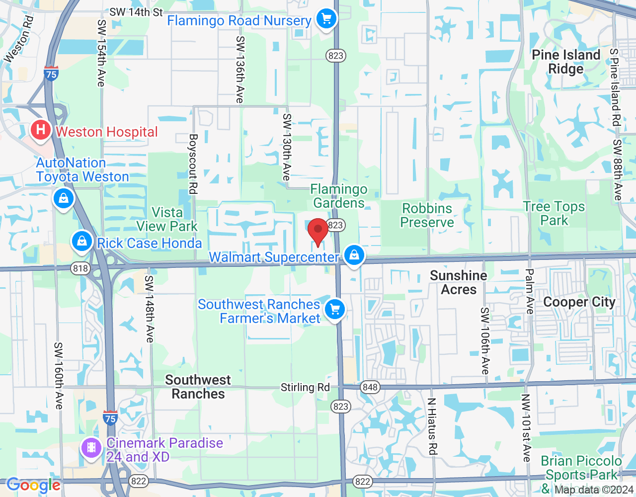 Parking lot, 12555 Orange Dr, Davie, FL 33330, USA