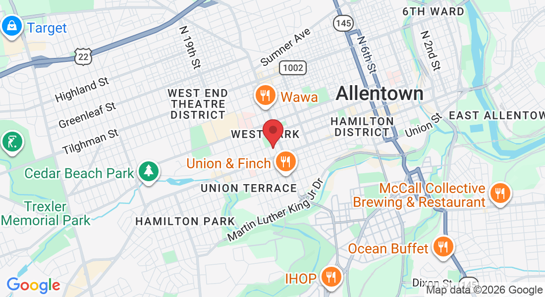 1524 Linden St ste 103, Allentown, PA 18102, USA