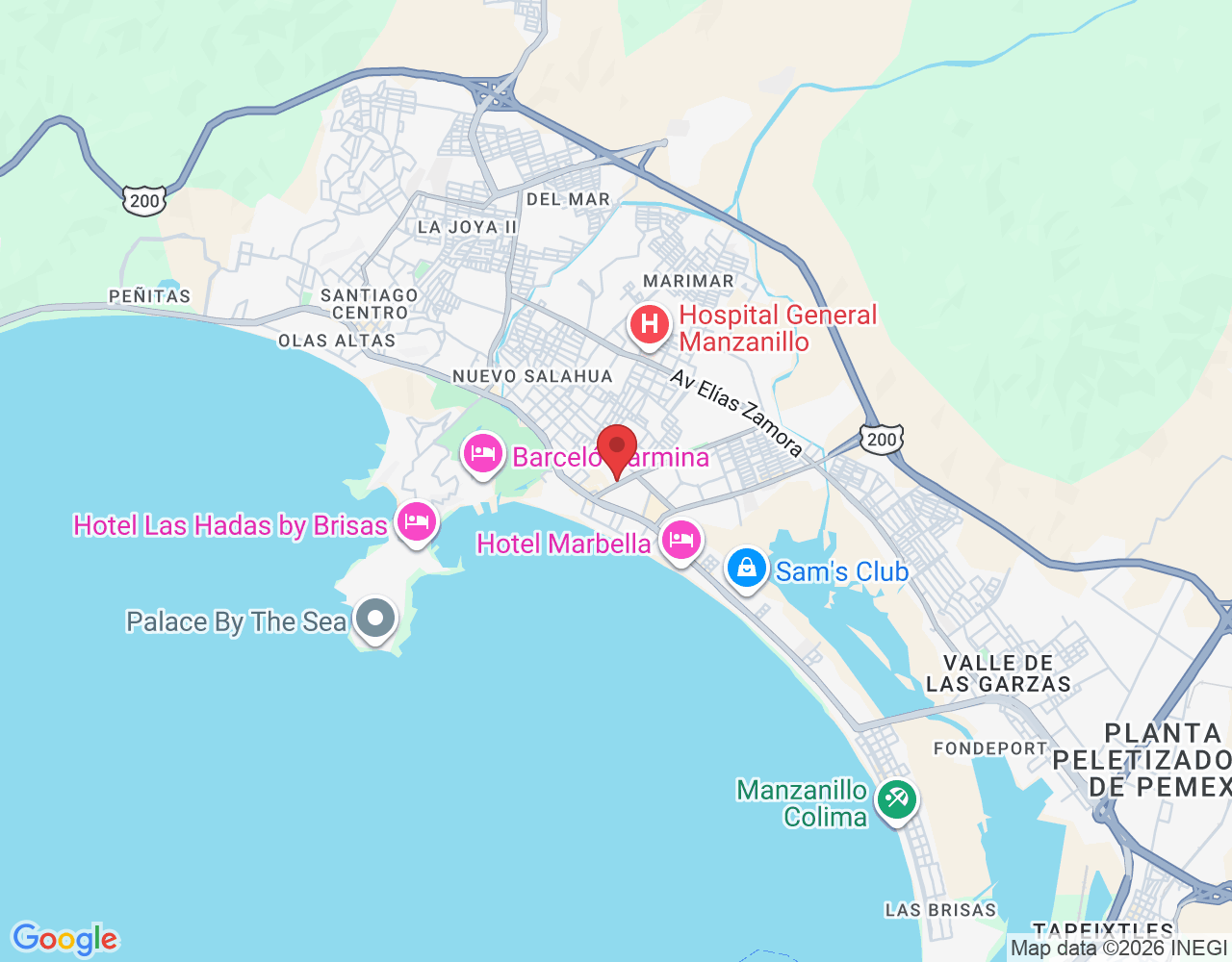 Av Paseo de las Garzas 42a, Hospital IMSS, 28219 Manzanillo, Col., México