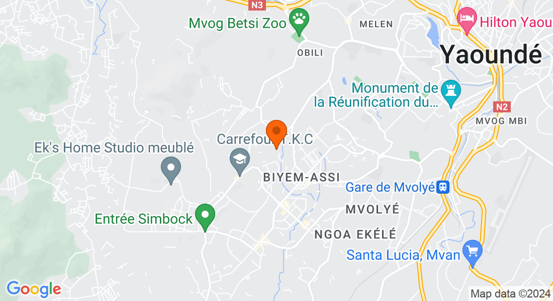 RFVM+M8F, Yaoundé, Cameroun