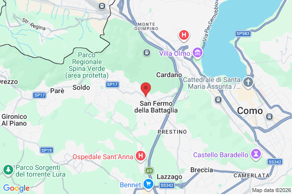 Via C. de Cristoforis, 24, 22042 San Fermo della Battaglia CO, Italy