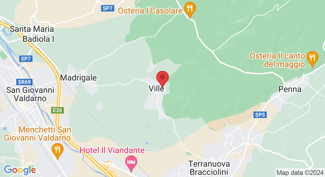 Frazione Ville, 105, 52028 Ville AR, Italy