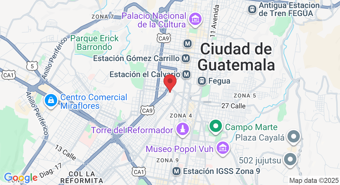 25 Calle 2-40, Cdad. de Guatemala 10001, Guatemala