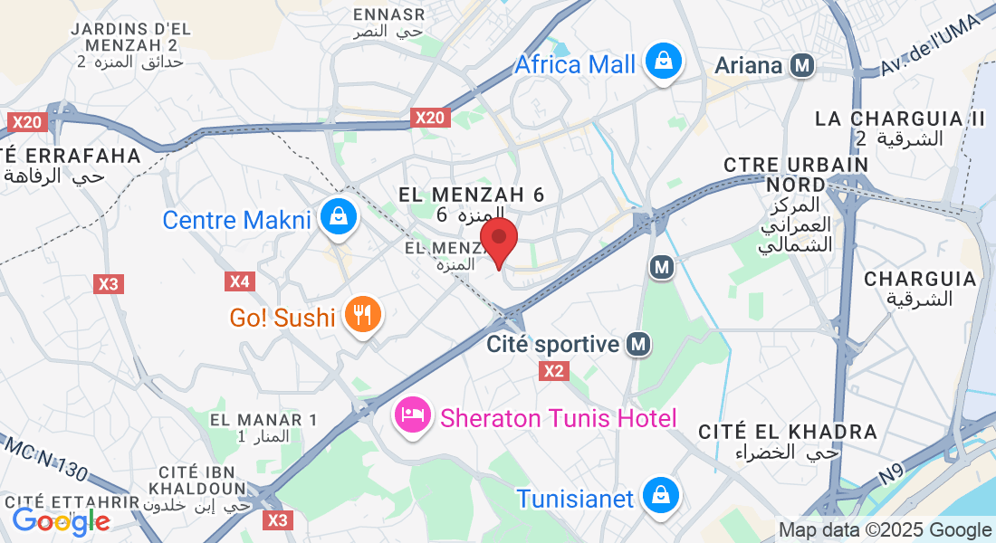 33 Rue Hamza Ibn Abdelmottaleb, Ariana, Tunisie