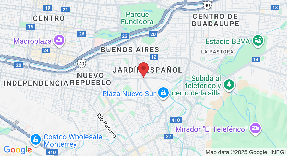 Lat. Av. Revolución & Av. José Alvarado, Jardín Español, 64820 Monterrey, N.L., Mexico