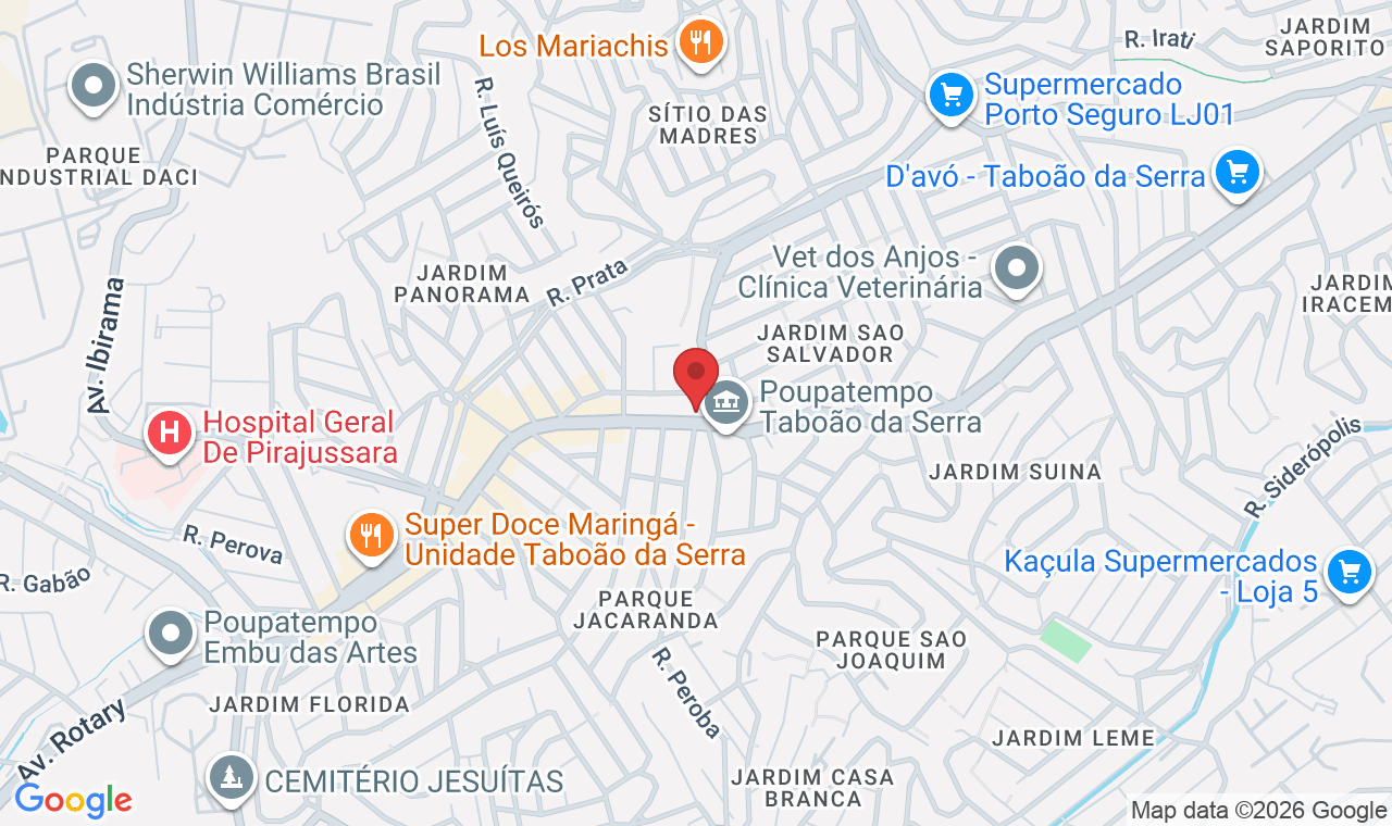 Estr. Kizaemon Takeuti, 2468 - sala 10 - Parque Sao Joaquim, Taboão da Serra - SP, 06810-000, Brasil