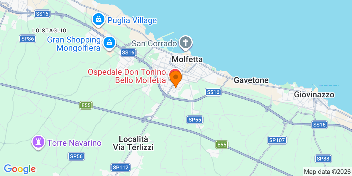 Via Bettino Craxi, 5, 70056 Molfetta BA, Italia