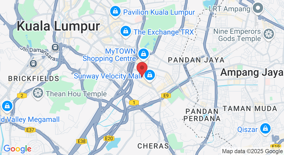 VO5-02-09 VO5 OFFICE, LINGKARAN SV, SUNWAY VELOCITY, 55100 WP, Sunway, 55100 Kuala Lumpur, Wilayah Persekutuan Kuala Lumpur, Malaysia