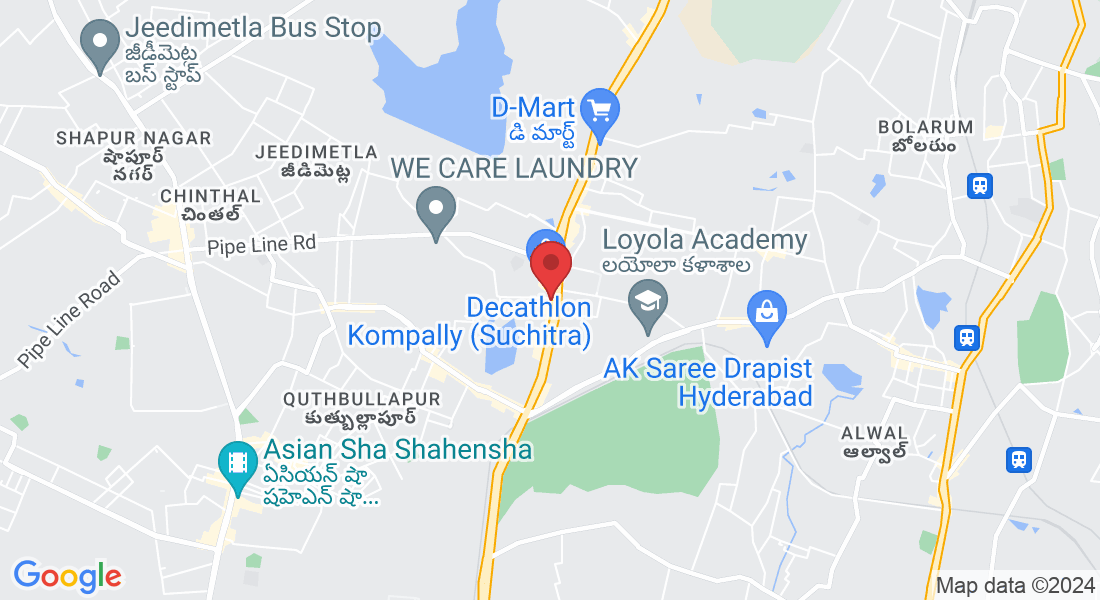 3rd Floor, 3-46/4, Behind Mahatma Gandhi Statue, Medchal Rd, beside Bharat Petrol Pump, Green Park, Jeedimetla, Hyderabad, Telangana 500055, India