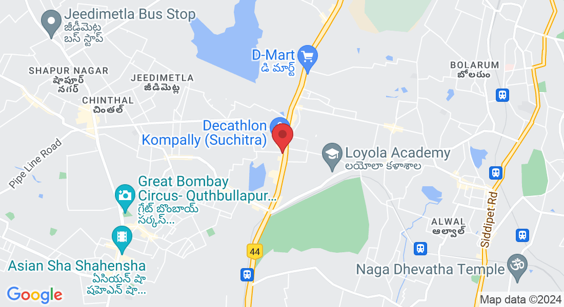 3rd Floor, 3-46/4, Behind Mahatma Gandhi Statue, Medchal Rd, beside Bharat Petrol Pump, Green Park, Jeedimetla, Hyderabad, Telangana 500055, India