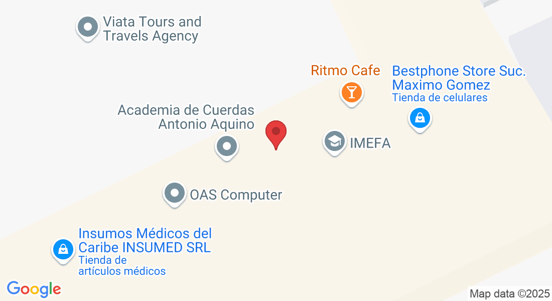 Av. Máximo Gómez. 29, PLAZA GAZCUE, Suite 307 tercer pisó, Santo Domingo, República Dominicana