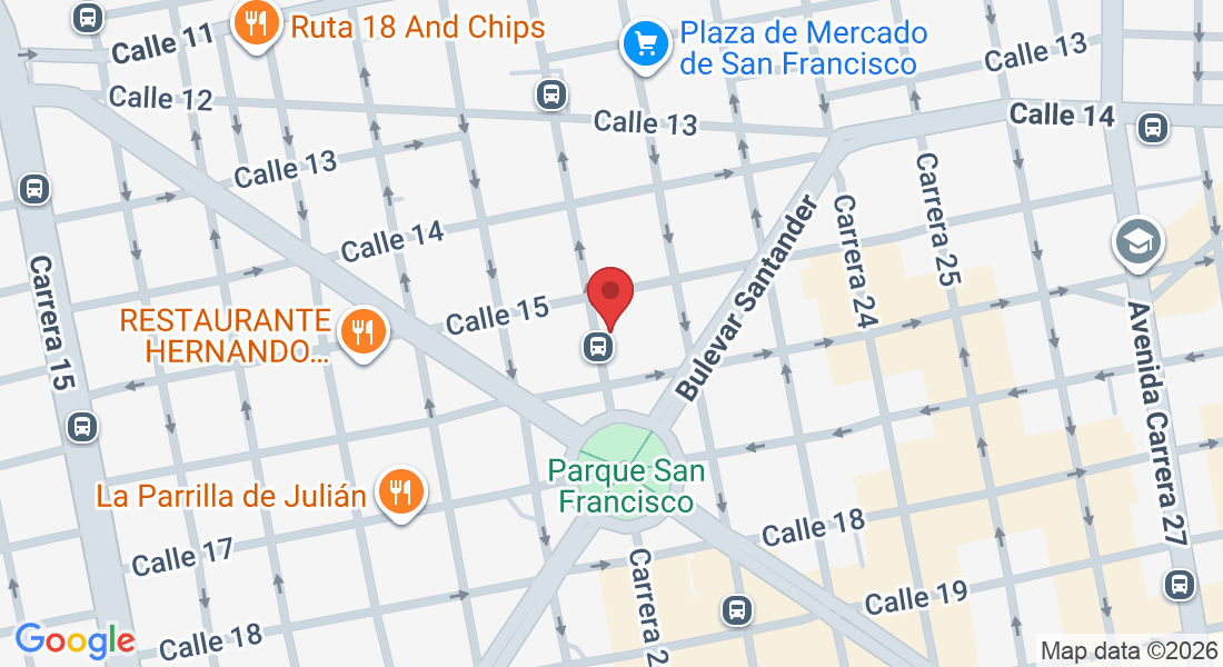 Cra 21 #15-47, Bucaramanga, Santander, Colombia
