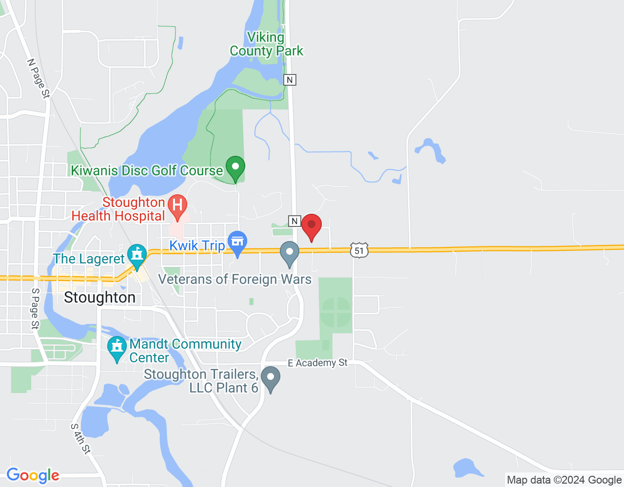 1740 E Main St, Stoughton, WI 53589, USA