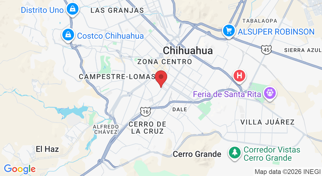 C. 24a 1819, Santa Rita, 31000 Chihuahua, Chih., Mexico