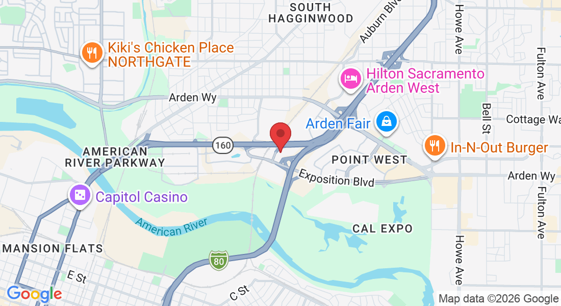 1804 Tribute Rd suite g, Sacramento, CA 95815, USA
