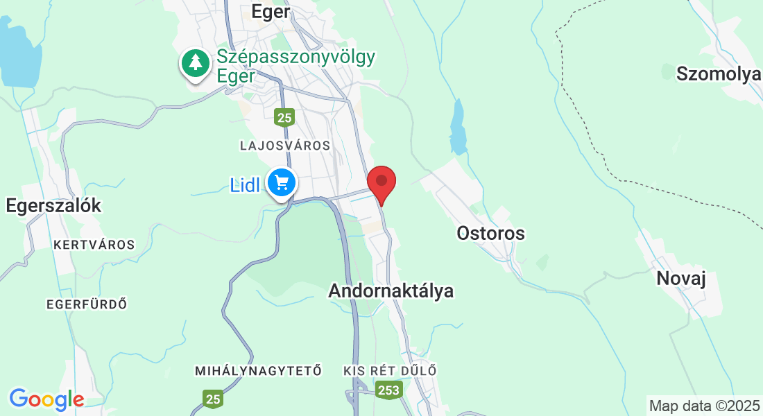 Eger, Kistályai út 243, 3300 Magyarország