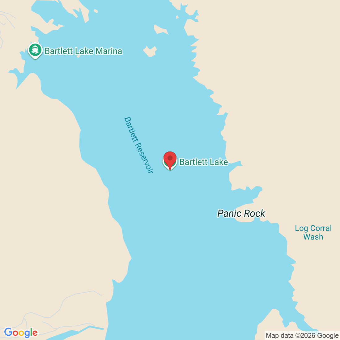 Bartlett Lake, Arizona, USA