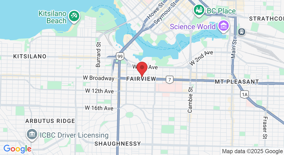 1195 W Broadway 3rd floor, Vancouver, BC V6H 3X5, Canadá