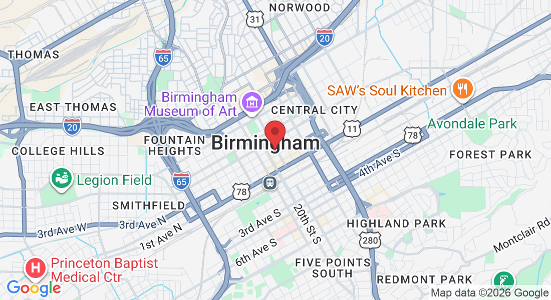 312 Richard Arrington Jr Blvd N, Birmingham, AL 35203, USA