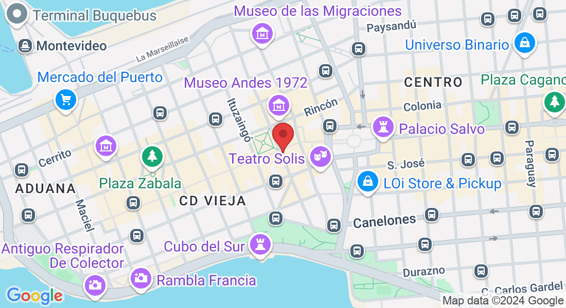 3QVW+6W7, Juan Carlos Gómez, 11000 Montevideo, Departamento de Montevideo, Uruguay