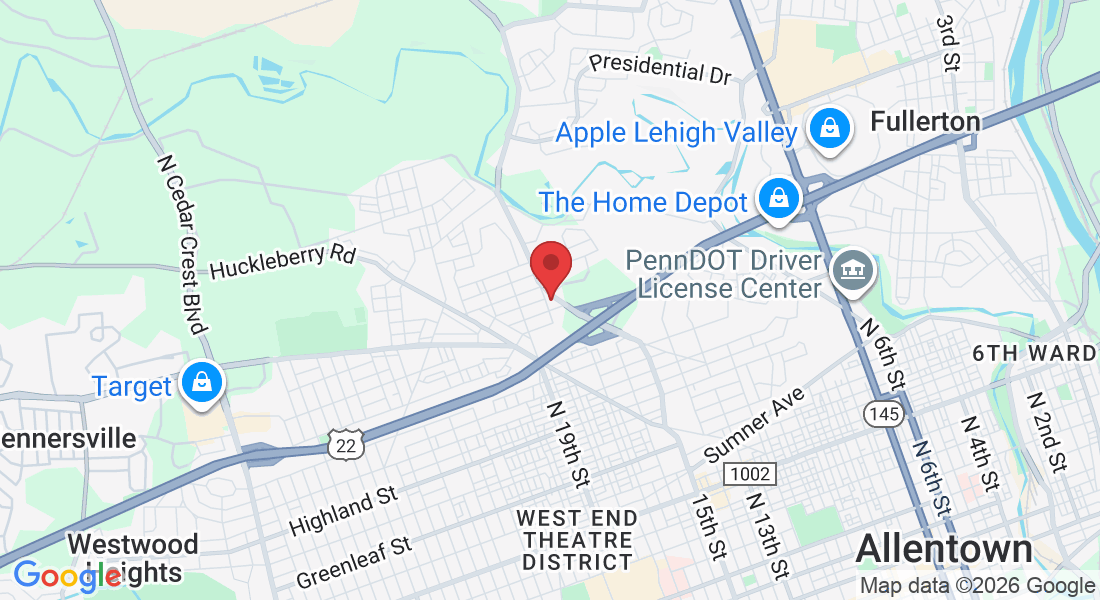 1555 N 18th St, Allentown, PA 18104, USA