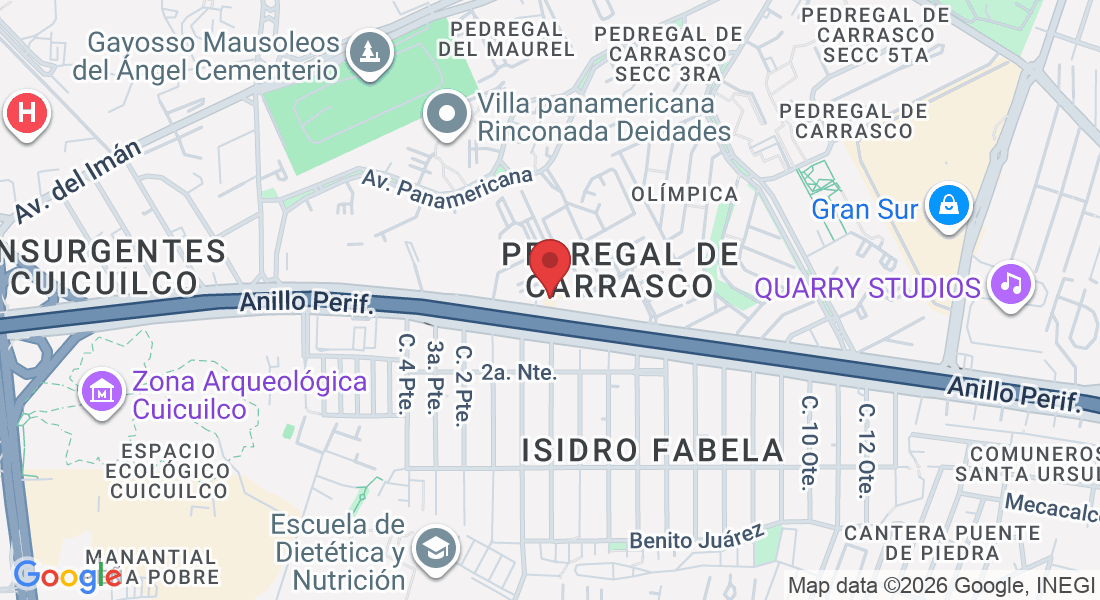 Periferico Sur 5246, Pedregal de Carrasco, Coyoacán, 04700 Ciudad de México, CDMX, México