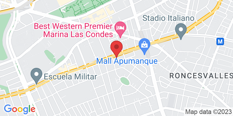 Av. Apoquindo 5555, oficina 608, 7580012 Las Condes, Región Metropolitana, Chile