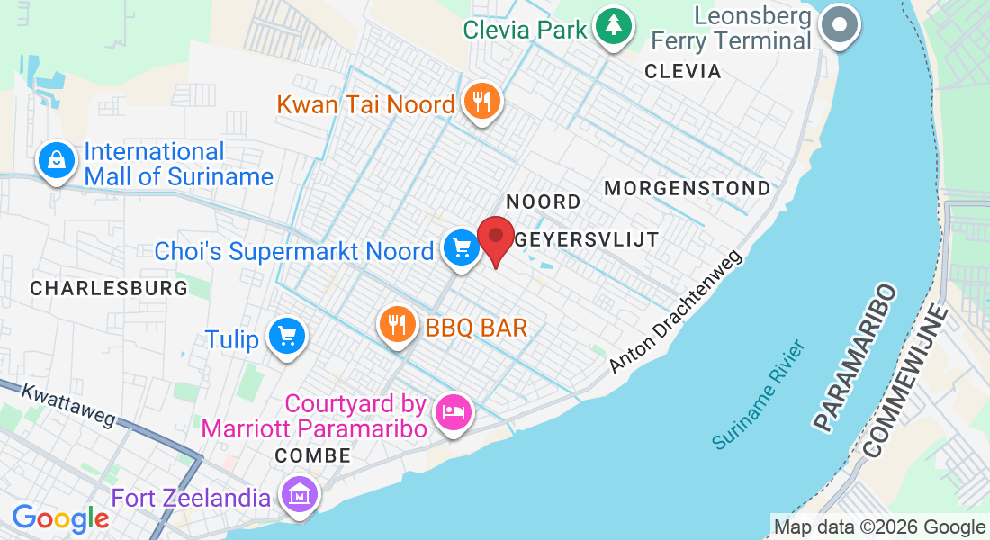Jan Besos, Jan Besar Sarno Rebostraat 74, Paramaribo, Suriname