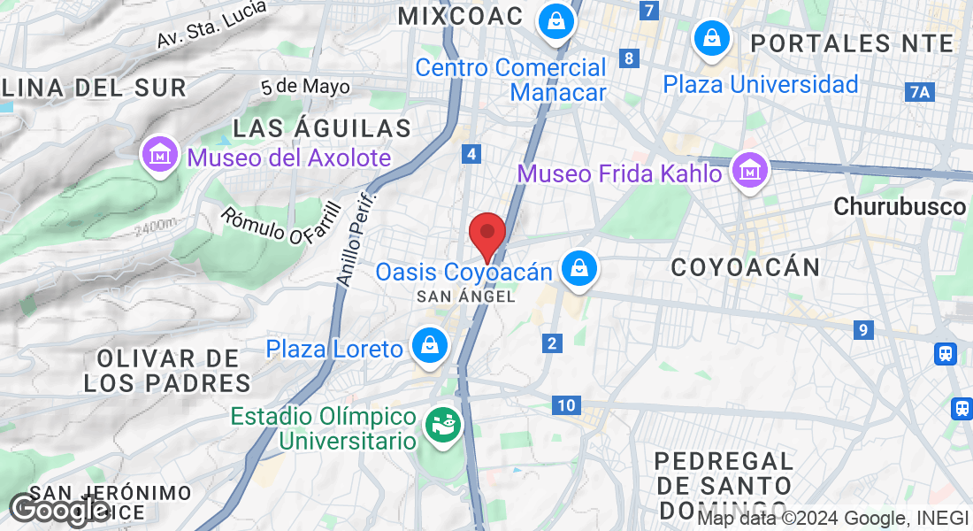 Calle Cracovia 32, San Ángel, Álvaro Obregón, 01000 Ciudad de México, CDMX, México