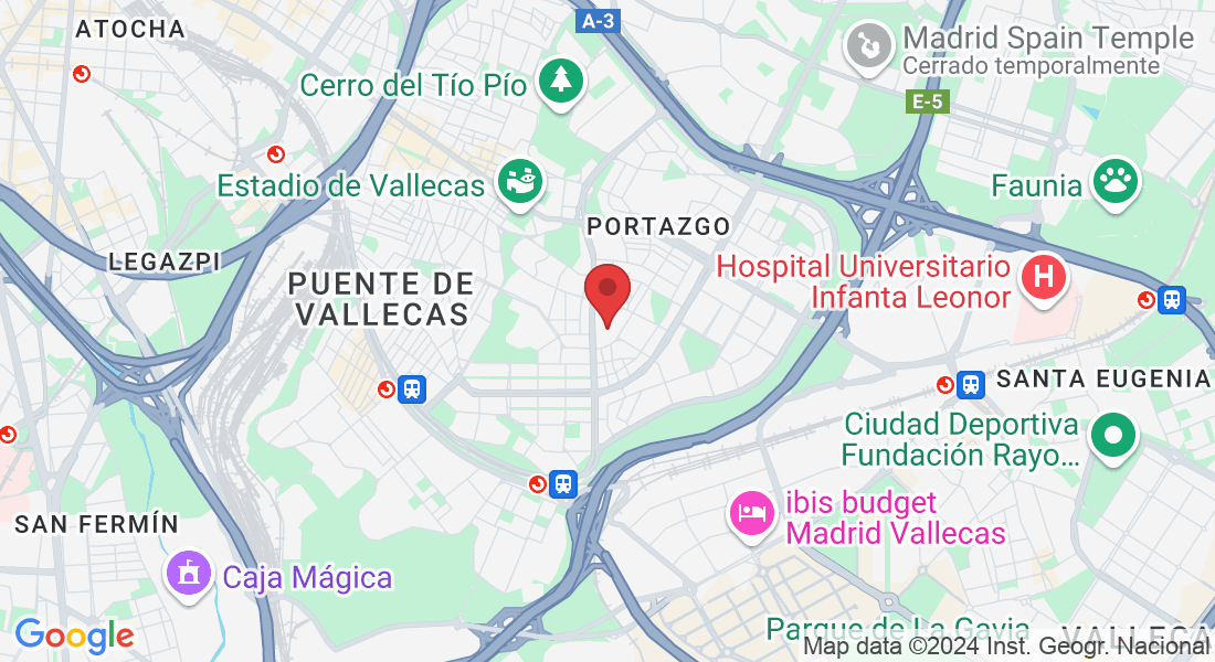 C. del Río Uruguay, 19, Puente de Vallecas, 28018 Madrid, España