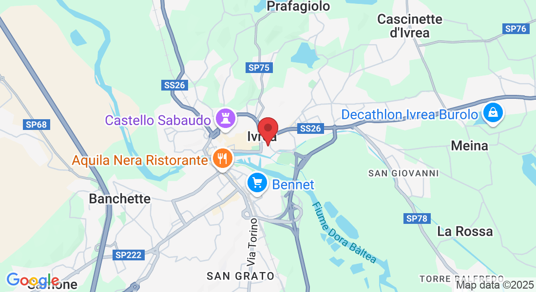 Piazza Carlo Freguglia, 7, 10015 Ivrea TO, Italia