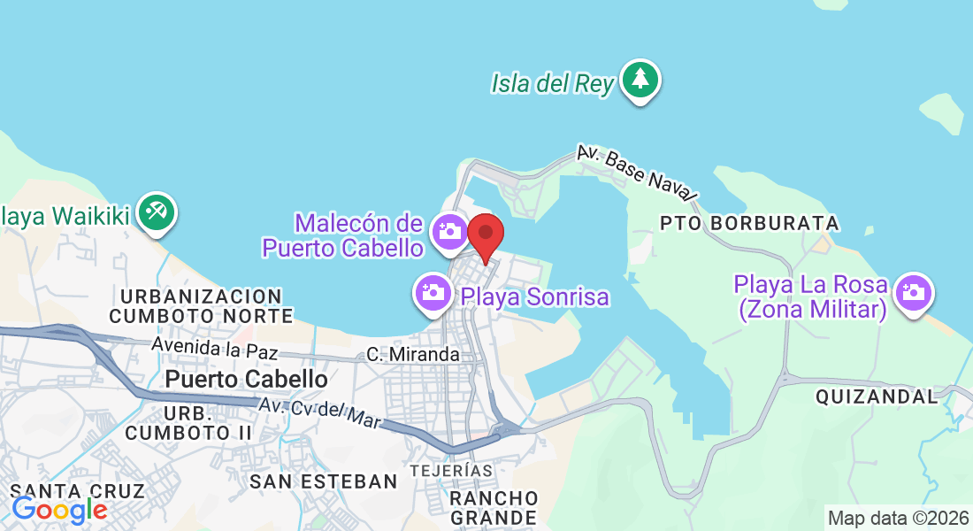 C. Colon, Puerto Cabello 2050, Carabobo, Venezuela